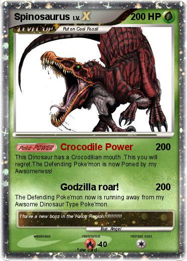 Pokemon Spinosaurus