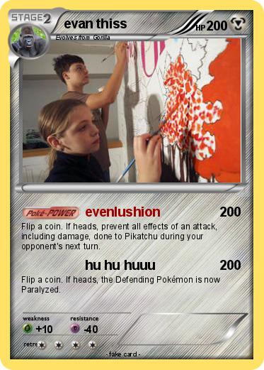 Pokemon evan thiss