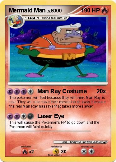 Pokemon Mermaid Man