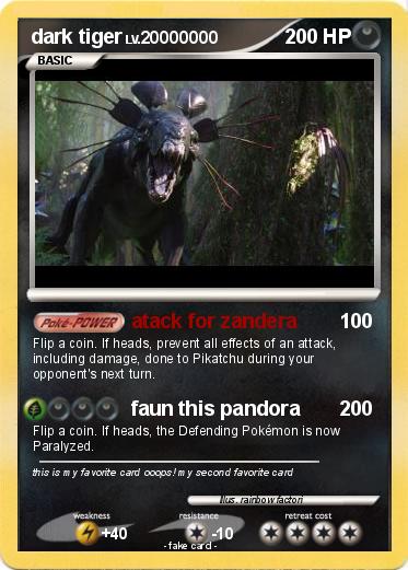 Pokemon dark tiger