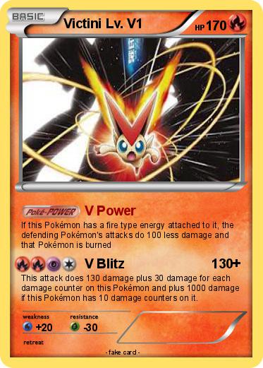 Pokemon Victini Lv. V1