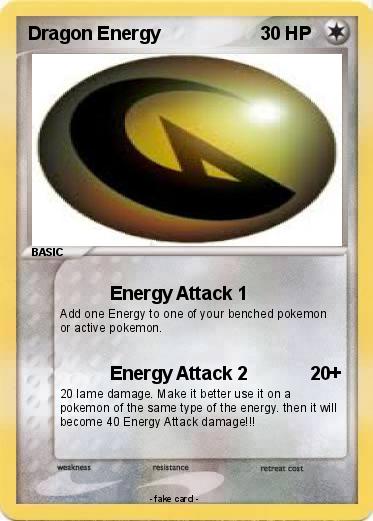 Pokemon Dragon Energy