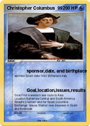 Pokemon Christopher Columbus  99