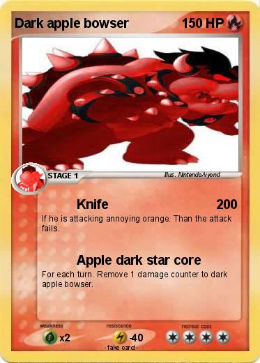 Pokemon Dark apple bowser