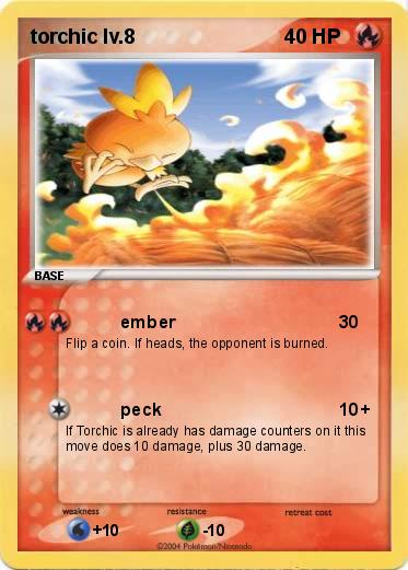 Pokemon torchic lv.8