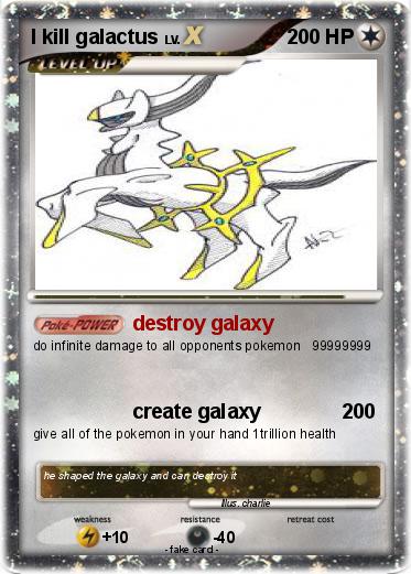 Pokemon I kill galactus