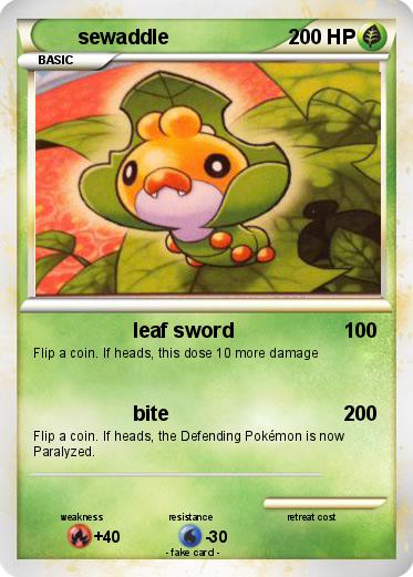 Pokemon sewaddle