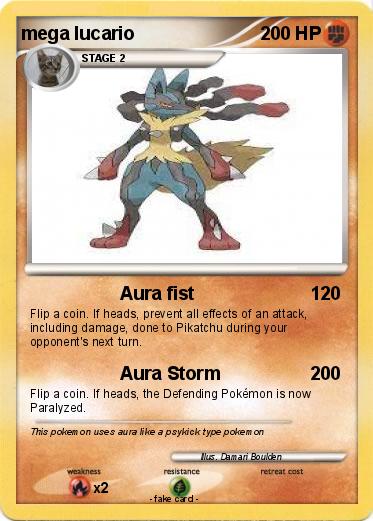 Pokemon mega lucario