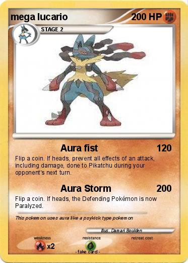 Pokemon mega lucario