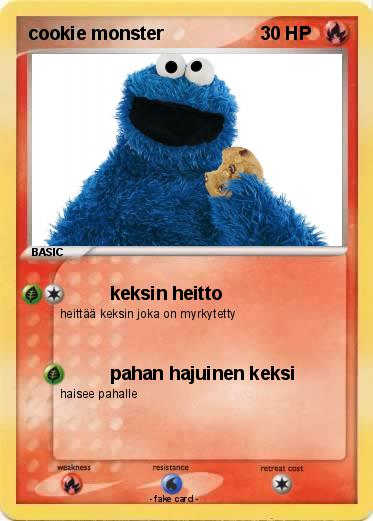 Pokemon cookie monster