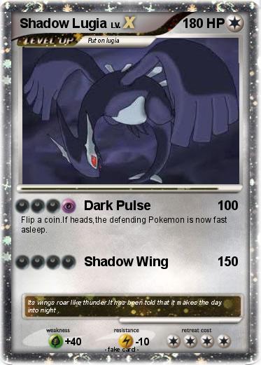 Pokemon Shadow Lugia