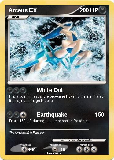 Pokemon Arceus EX