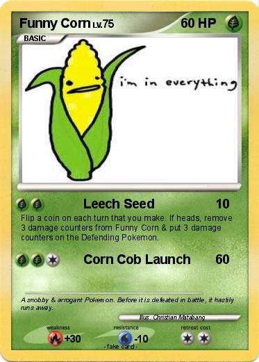 Pokemon Funny Corn