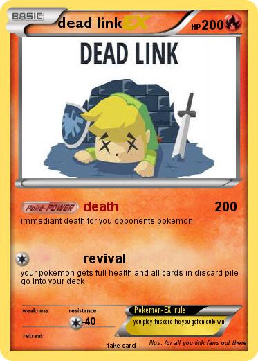 Pokemon dead link