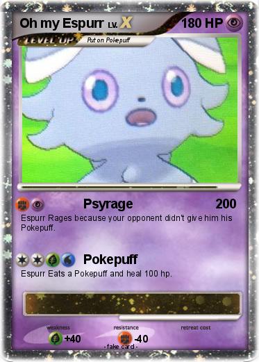 Pokemon Oh my Espurr
