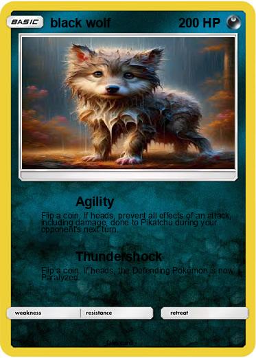 Pokemon black wolf