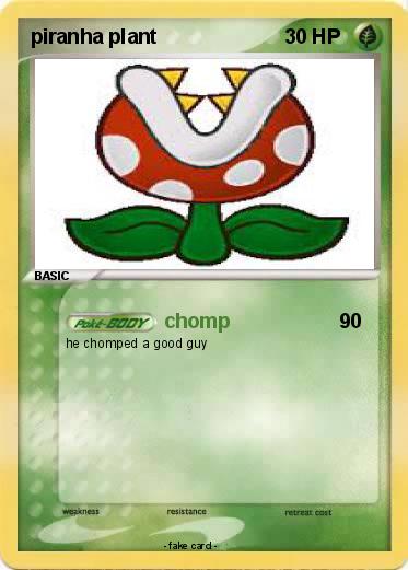 Pokemon piranha plant