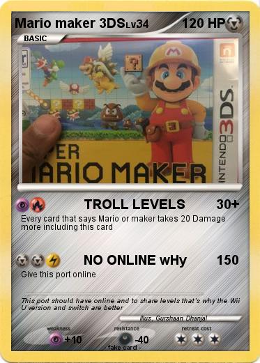 Pokemon Mario maker 3DS