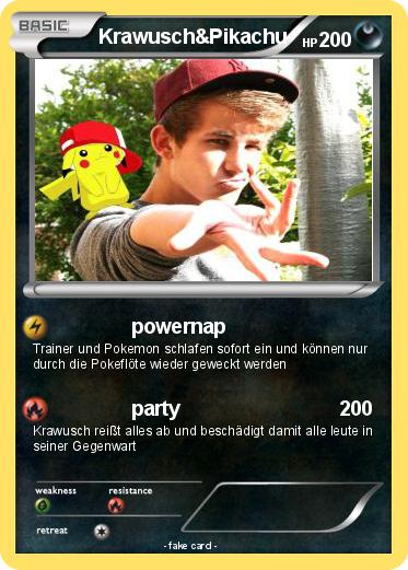 Pokemon Krawusch&Pikachu