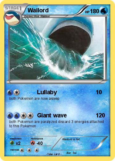 Pokemon Wailord