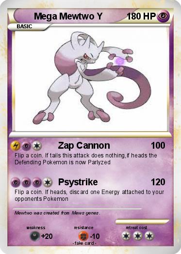 Pokemon Mega Mewtwo Y