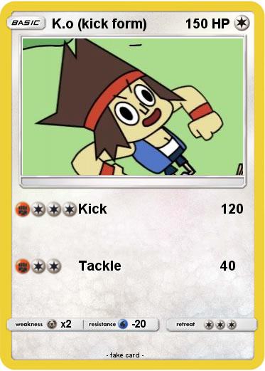 Pokemon K.o (kick form)