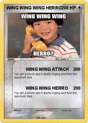 Pokemon WING WING WING HERRO