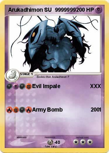 Pokemon Arukadhimon SU  9999999