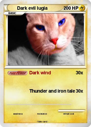 Pokemon Dark evil lugia