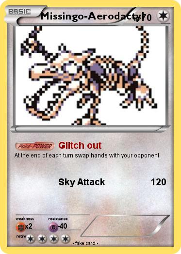 Pokemon Missingo-Aerodactyl