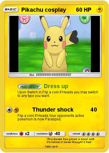 Pokemon Pikachu cosplay