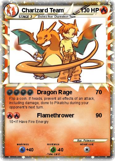 Pokemon Charizard Team