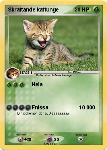Pokemon Skrattande kattunge