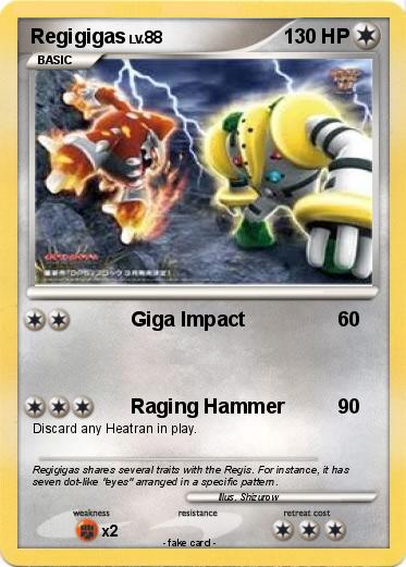 Pokemon Regigigas