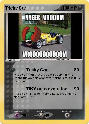 Pokemon Tricky Car