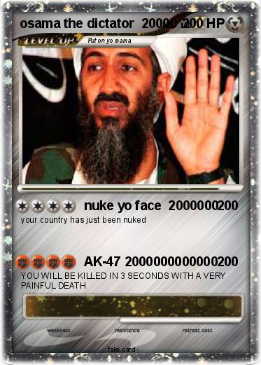 Pokemon osama the dictator  20000