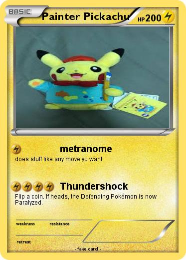 Pokemon Painter Pickachu