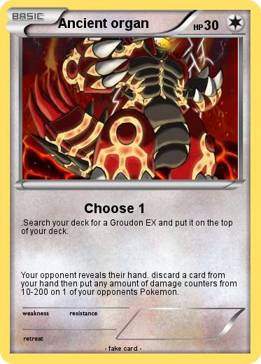 Pokemon Ancient organ