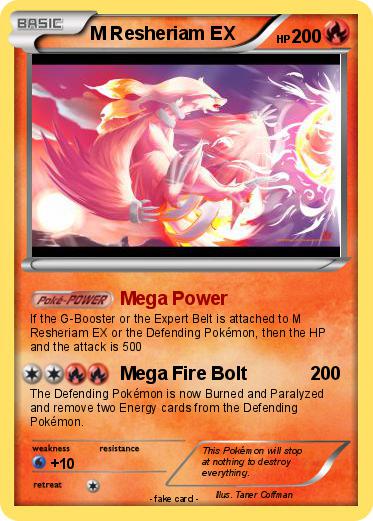 Pokemon M Resheriam EX