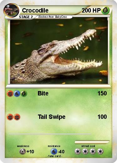 Pokemon Crocodile