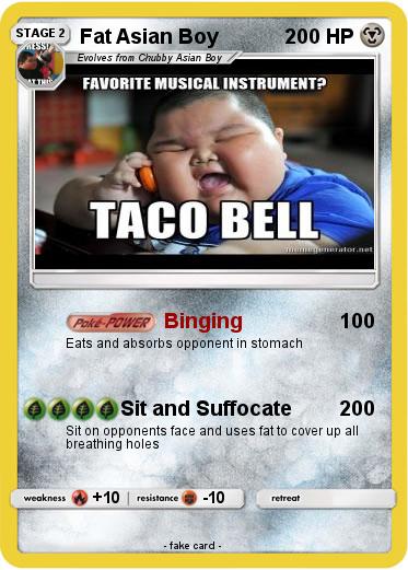 Pokemon Fat Asian Boy
