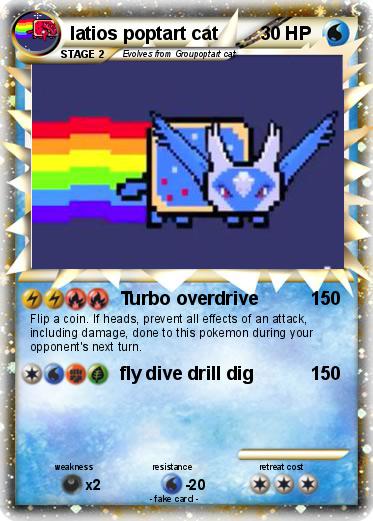Pokemon latios poptart cat