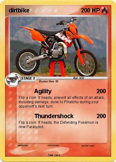 Pokemon dirtbike