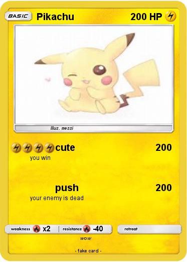 Pokemon Pikachu