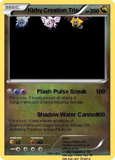 Pokemon Kirby Creation Trio