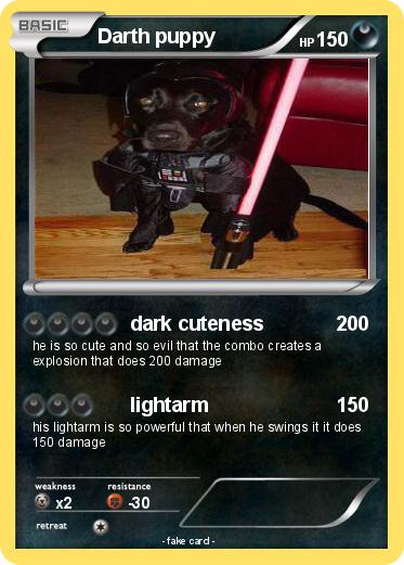 Pokemon Darth puppy