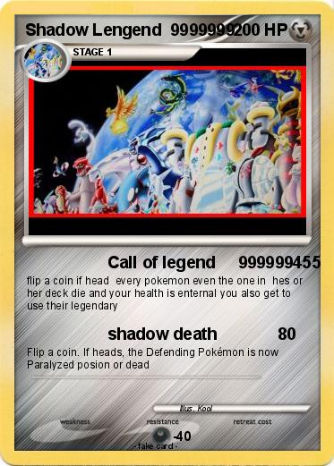 Pokemon Shadow Lengend  9999999