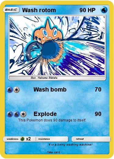 Pokemon Wash rotom