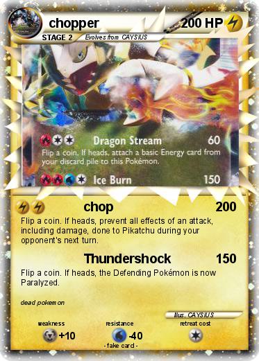 Pokemon chopper