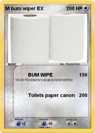 Pokemon M bum wiper EX